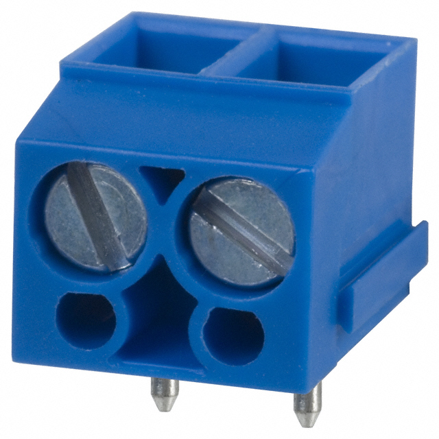 2 Position Wire to Board Terminal Block Vertical with Board 0.197 (5.00mm) Through Hole
